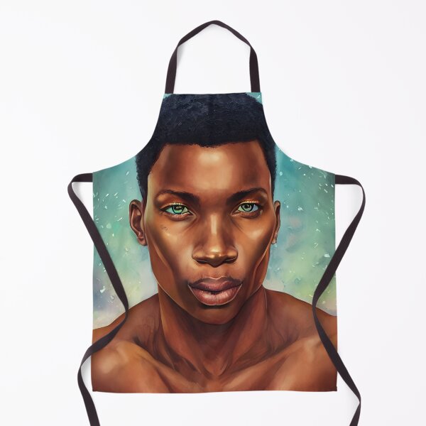 Item preview, Niles - Watercolor and ink - African American Queer Queen designed and sold by fruitfulskye.