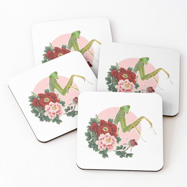 Item preview, praying mantis in flowers designed and sold by rommir.