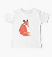 Watercolor Fox Baby T-Shirt