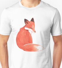 Watercolor Fox Unisex T-Shirt