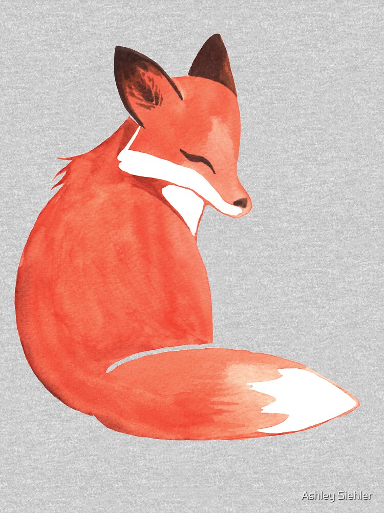 Watercolor Fox by WeileAsh
