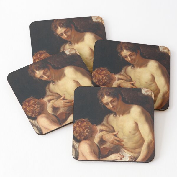 Item preview, Saint Matthew the Evangelist | German Art | 1700 Gospel Biblical Art designed and sold by CJET.