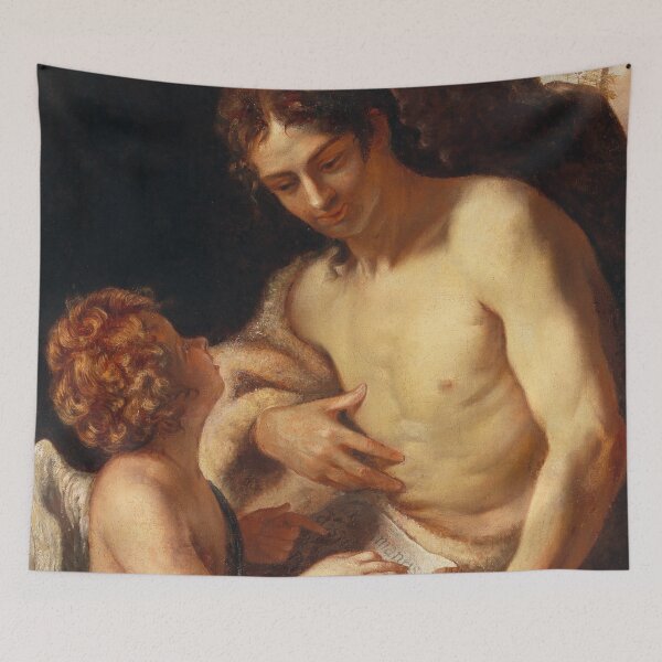Item preview, Saint Matthew the Evangelist | German Art | 1700 Gospel Biblical Art designed and sold by CJET.