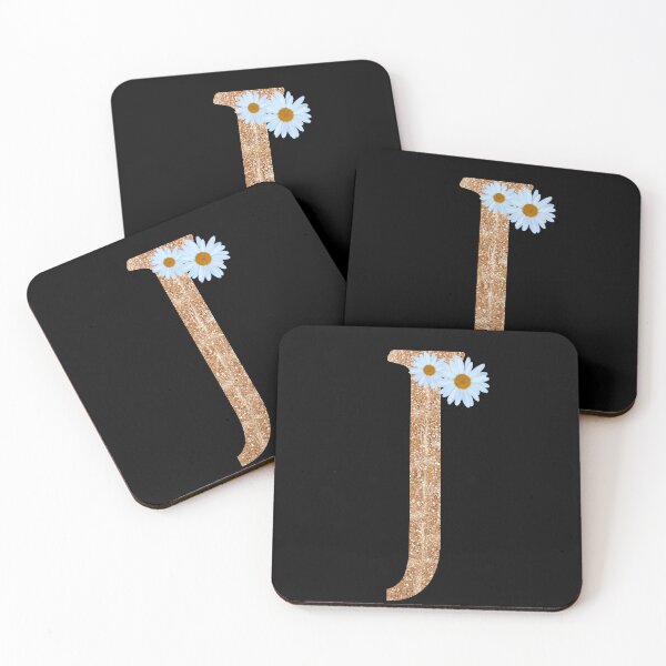 Item preview,  Floral Shine Letter J,  Educational Sticker, designed and sold by saimzgraphics.