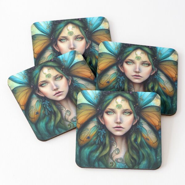 Item preview, Faerie of The Emerald Realm designed and sold by fairytailsaiart.