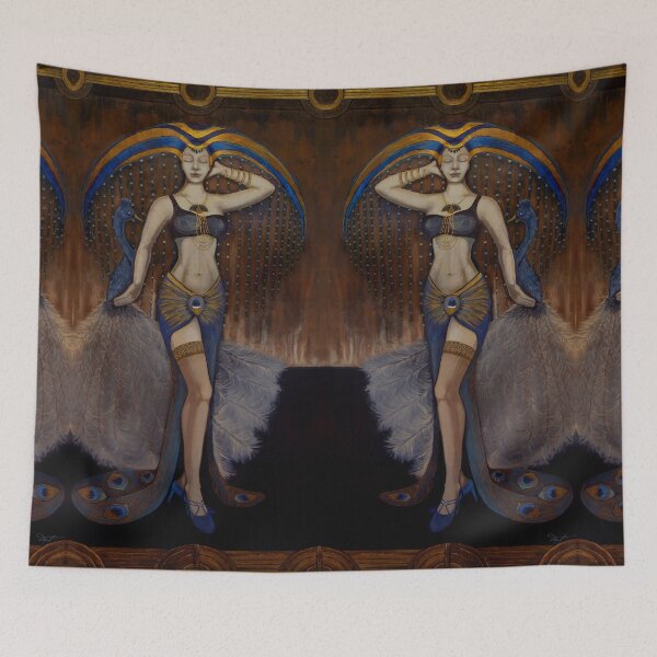 Item preview, Art Deco Peacock Dancer designed and sold by artistdiat.