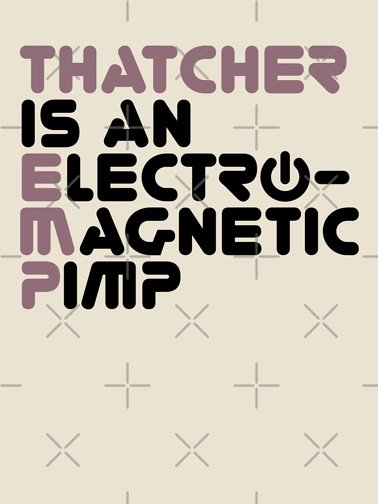 Thumbnail 4 of 4, Relaxed T-Shirt, ElectroMagnetic Pimp [Roufxis-Rb] designed and sold by RoufXis.