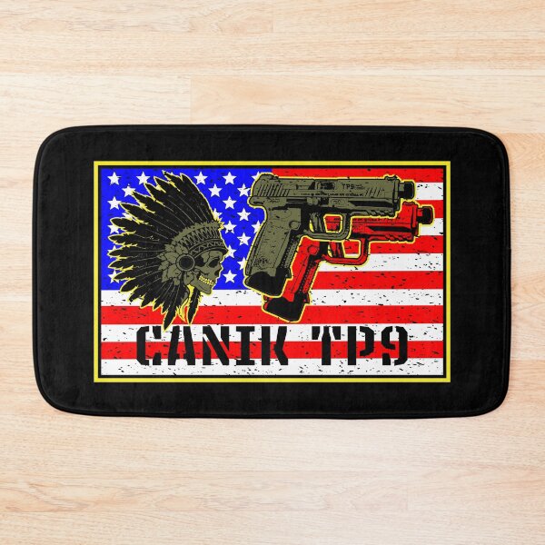 Item preview, Canik TP-9 TP9 Pistol 3D Retro Anime Gun - Apache Warrior USA American Flag Operator - Military designed and sold by Warhawk Designs.