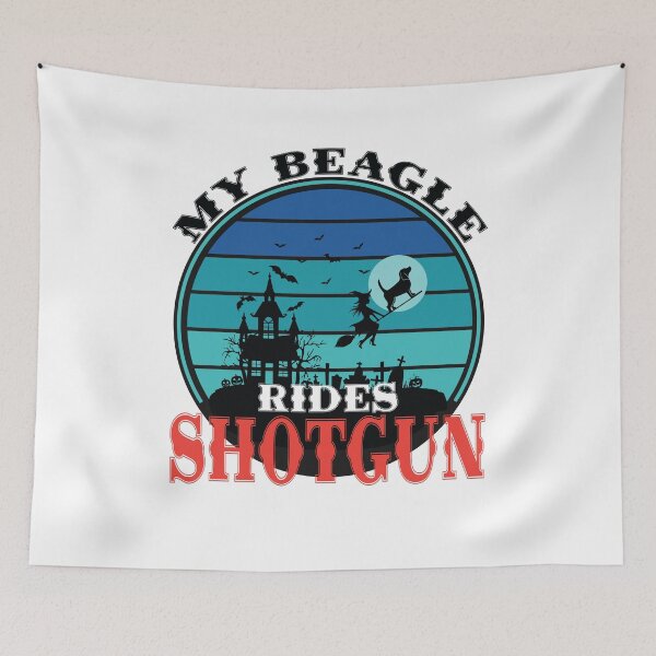 Item preview, My beagle rides shotgun designed and sold by TaraGbear.