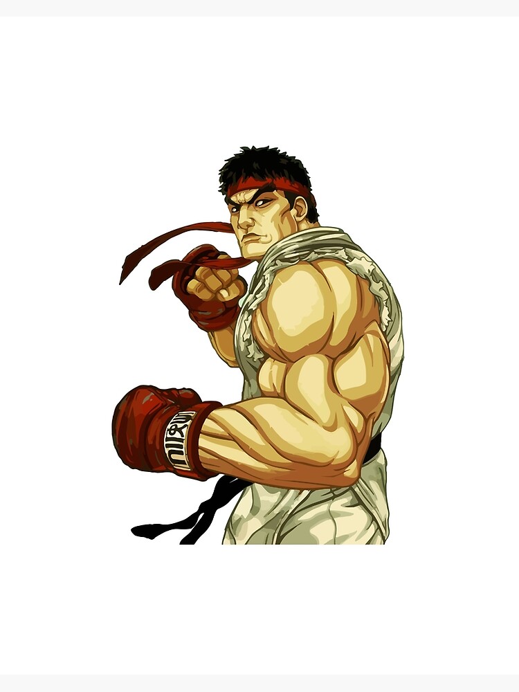 Ryu 8 X 10 Print street Fighter Drawing Fighting 