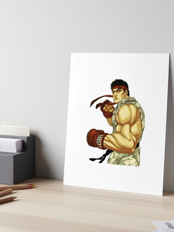 Street Fighter V Ryu Fury Premium Art Print