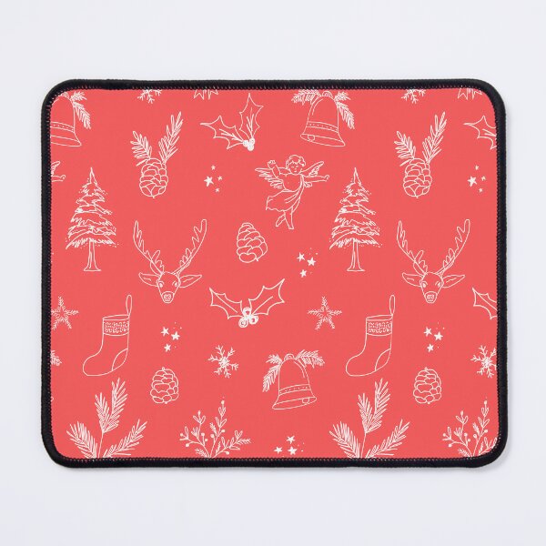 Item preview, Christmas ornaments pattern - red designed and sold by Anis Illustration.