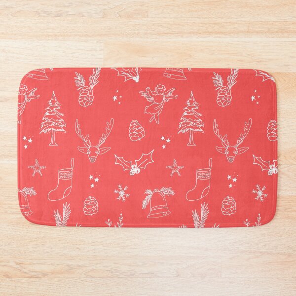 Item preview, Christmas ornaments pattern - red designed and sold by Anis Illustration.