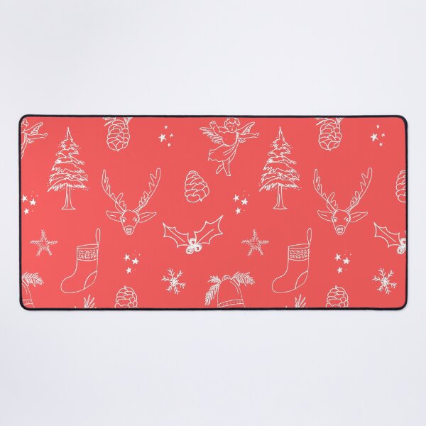 Item preview, Christmas ornaments pattern - red designed and sold by Anis Illustration.