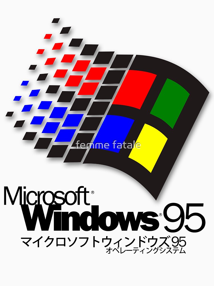 WINDOWS 95 (white/no clouds) by chocolatepills