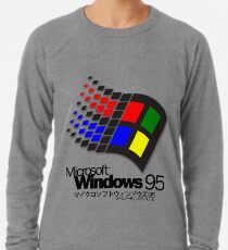 WINDOWS 95 (white/no clouds) Lightweight Sweatshirt