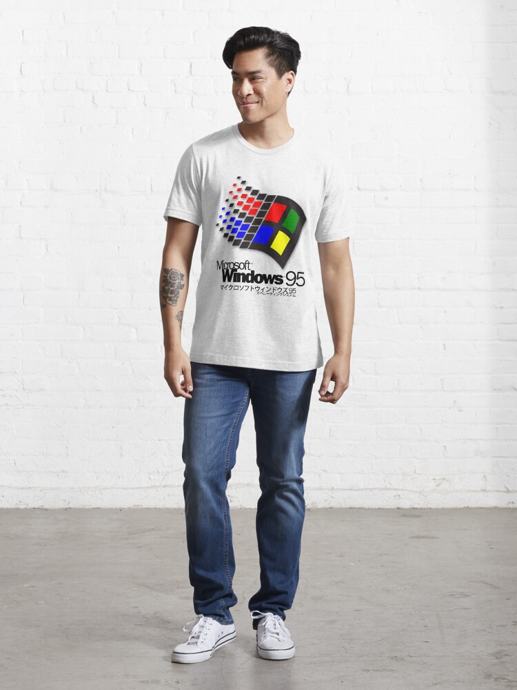 Alternate view of WINDOWS 95 (white/no clouds) Essential T-Shirt
