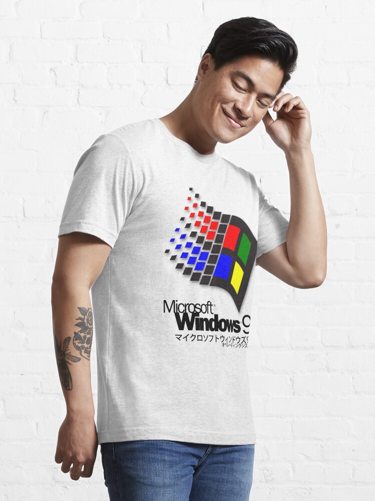 Alternate view of WINDOWS 95 (white/no clouds) Essential T-Shirt