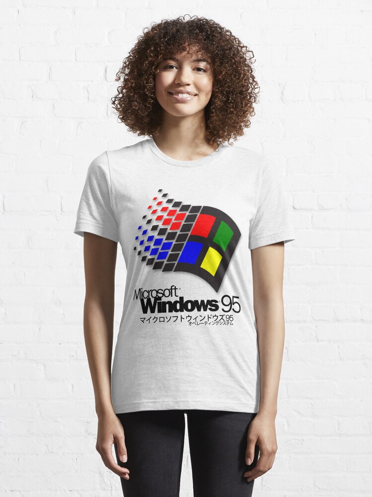 Alternate view of WINDOWS 95 (white/no clouds) Essential T-Shirt