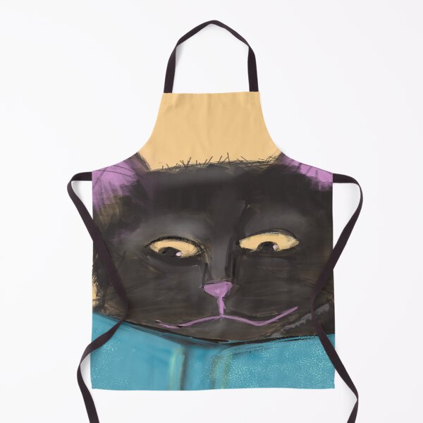 Item preview, Intelligent Cat with Book Whimsical Art designed and sold by LisWilliams.
