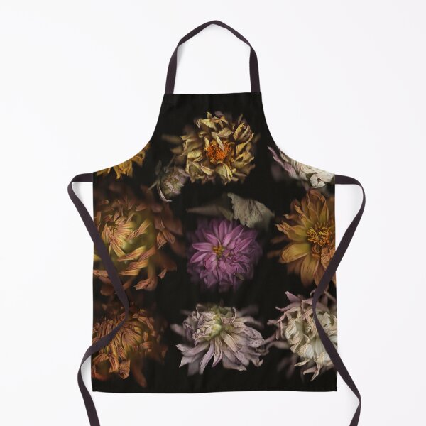 Item preview, Withered Dahlia flowers on black background designed and sold by AusraB.