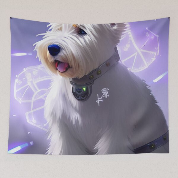 Item preview,  futuristic art of the western highlands designed and sold by Dicoart.