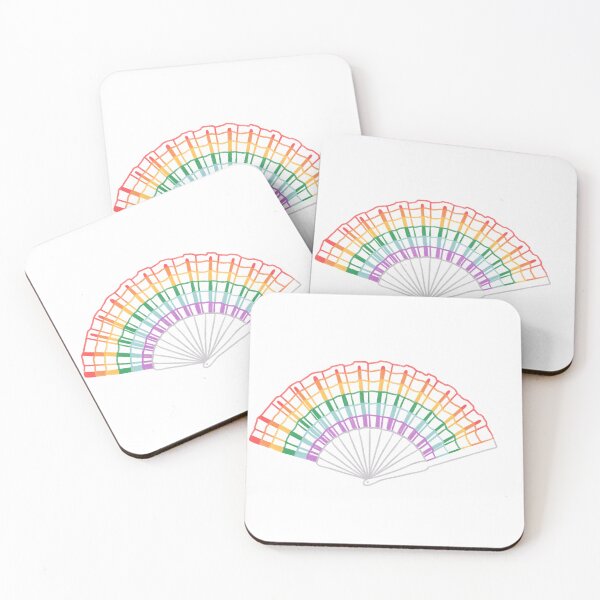 Item preview, Pride flag fan designed and sold by Jeandabean.