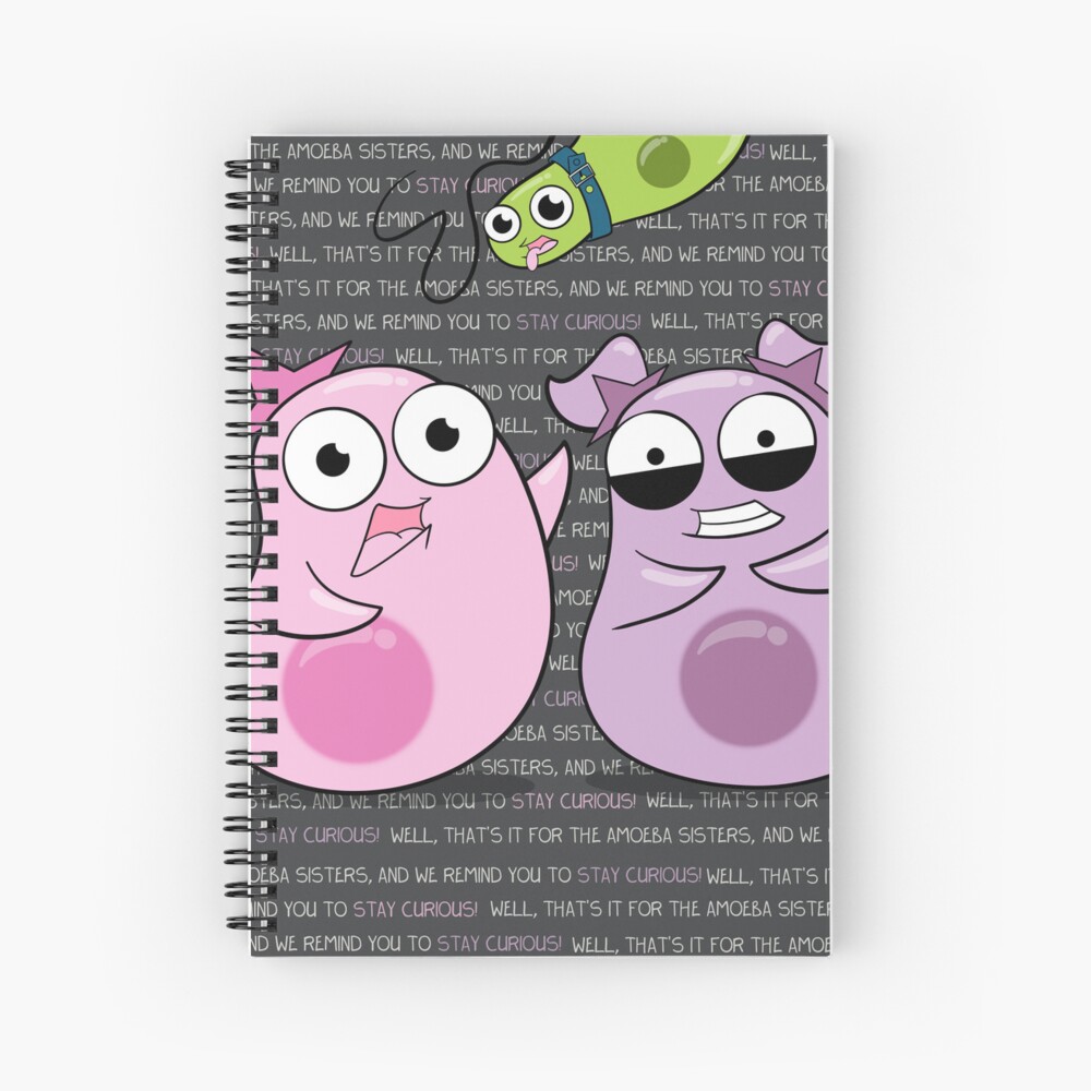 Item preview, Spiral Notebook designed and sold by amoebasisters.