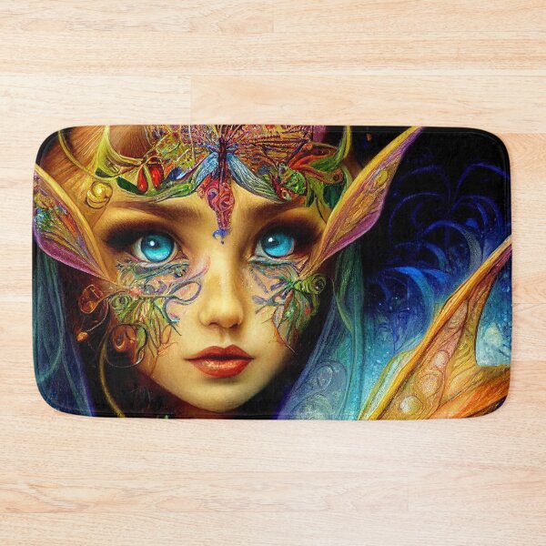 Item preview, Ornate Rainbow Faerie Face designed and sold by fairytailsaiart.