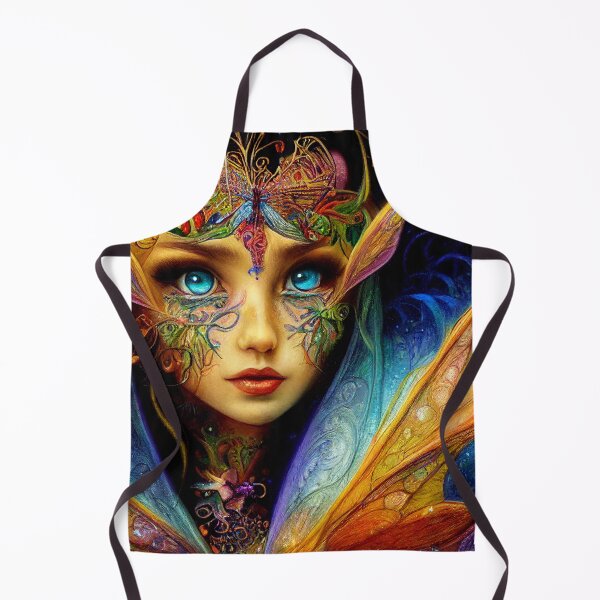 Item preview, Ornate Rainbow Faerie Face designed and sold by fairytailsaiart.
