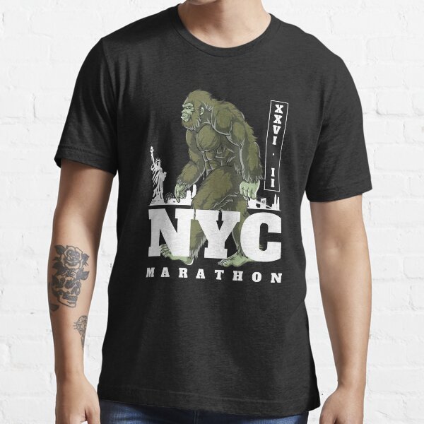 "Funny New York city Marathon 2022 with bigfoot" Tshirt for Sale by