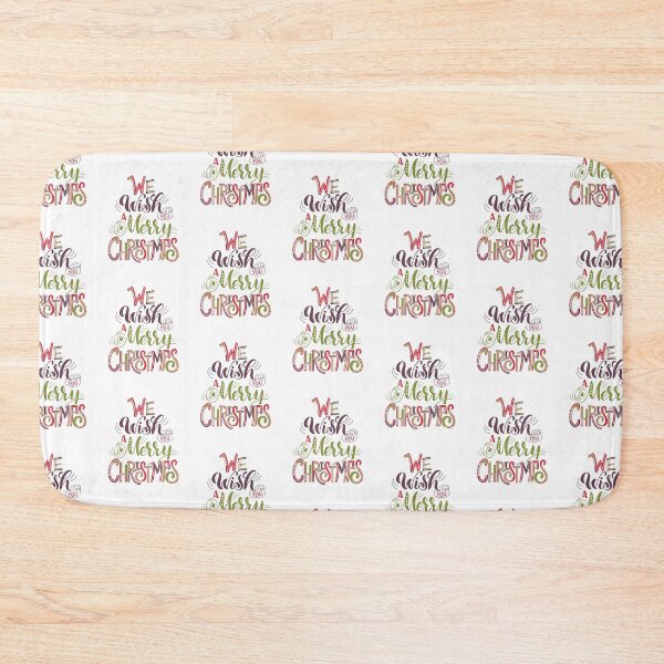 Item preview, We Wish You A Merry Christmas Art Design Draw Street Art Text Word Phrase designed and sold by BK-Fishing.