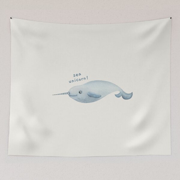 Item preview, sea unicorn! designed and sold by AprilCreations.