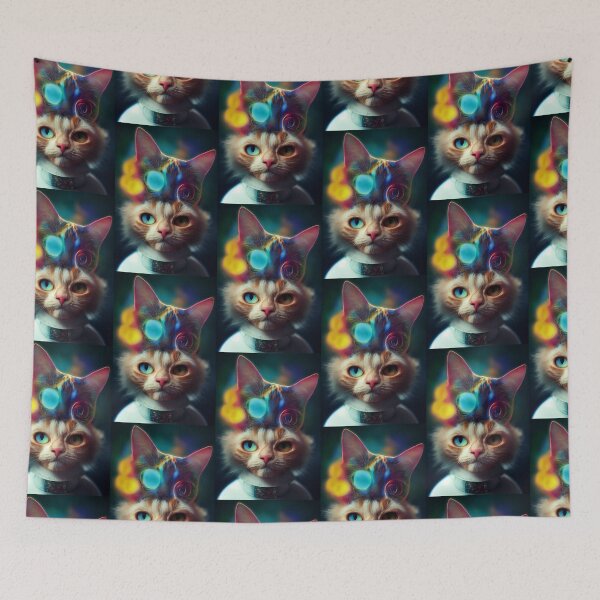 Item preview, Surreal soul cat designed and sold by FuturistDesigns.