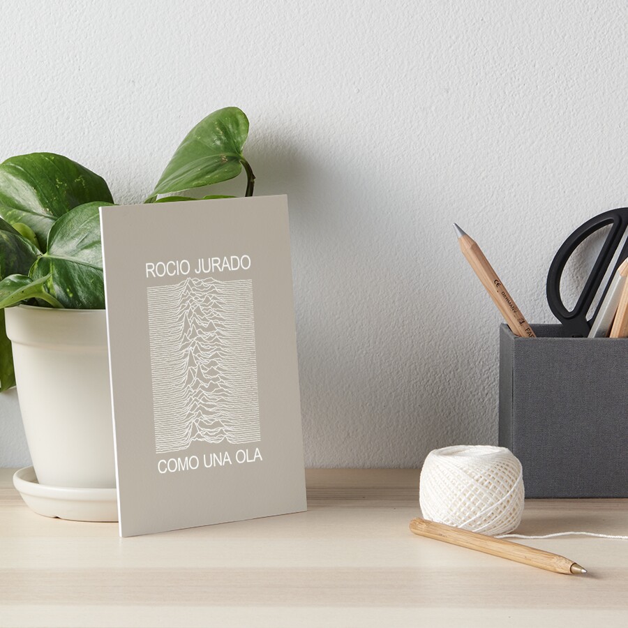 COMO UNA OLA Art Board Print