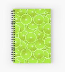 Cuaderno de espiral Lime Slice Digital Montage
