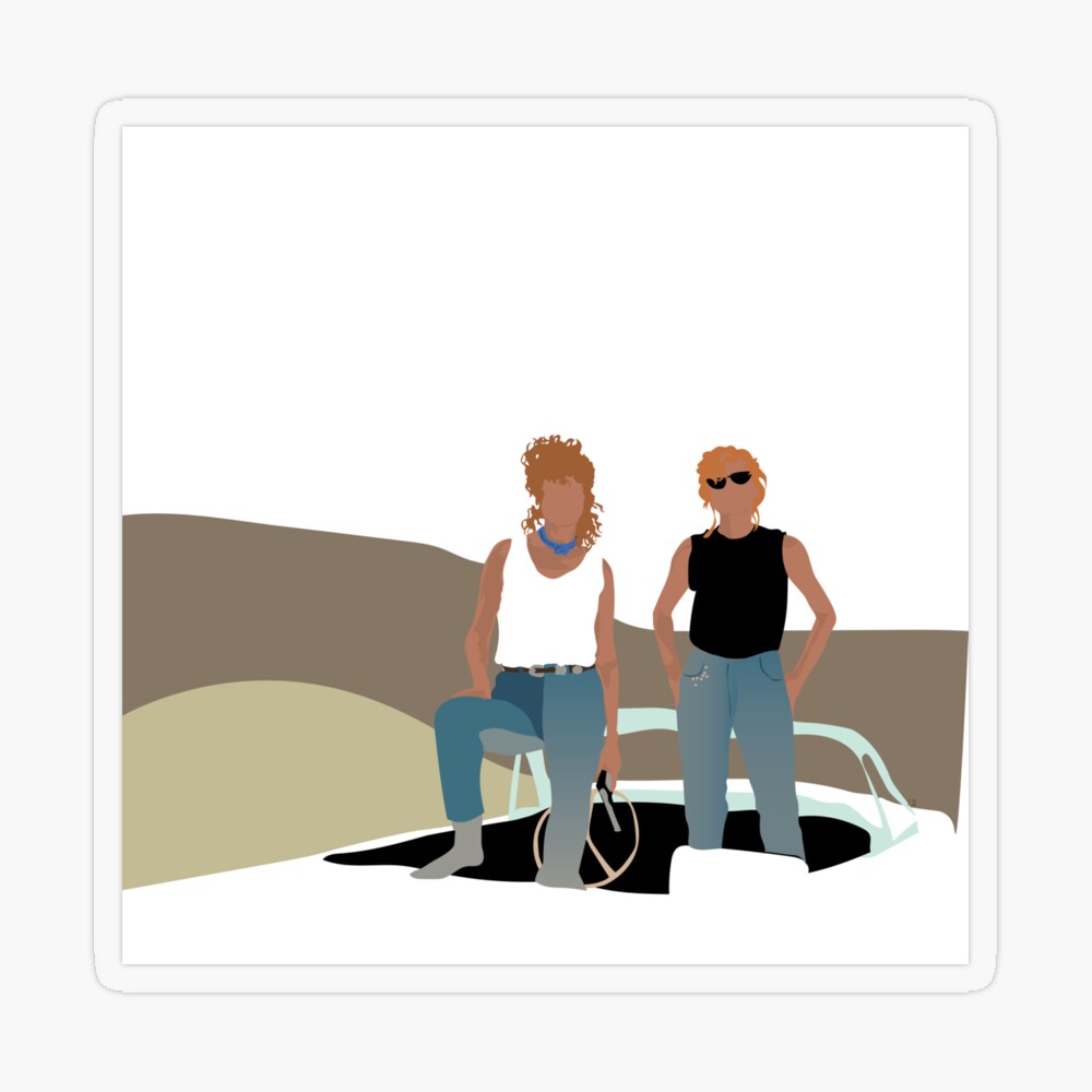 Thelma & Louise Sticker for Sale by PuzzleBuzz