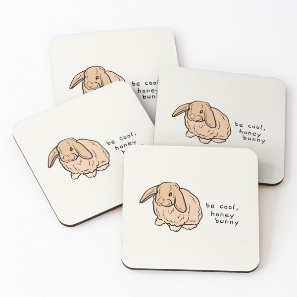 Item preview, pulp fiction- be cool, honey bunny designed and sold by AprilCreations.