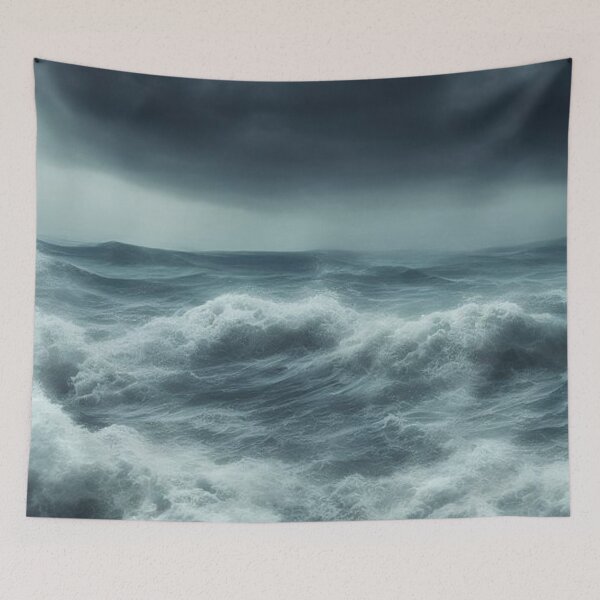 Item preview, Storm in the ocean right before the rain  designed and sold by Durgaa D.