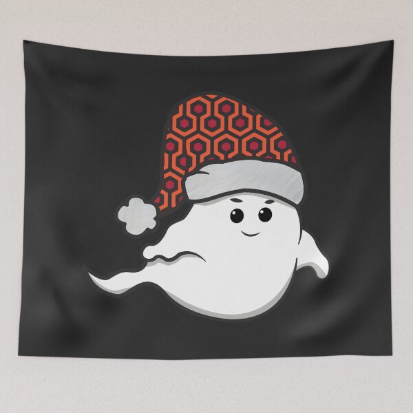 Item preview, ugly christmas ghost spooky hotel carpet  designed and sold by Gossip Rag.