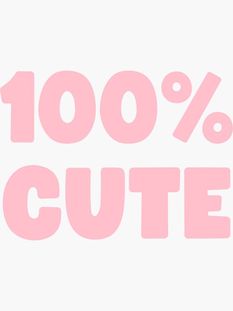 "CUTE, Y2K" Sticker for Sale by Kiara3000 Redbubble