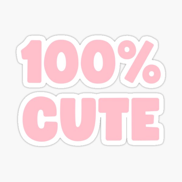 "CUTE, Y2K" Sticker for Sale by Kiara3000 Redbubble