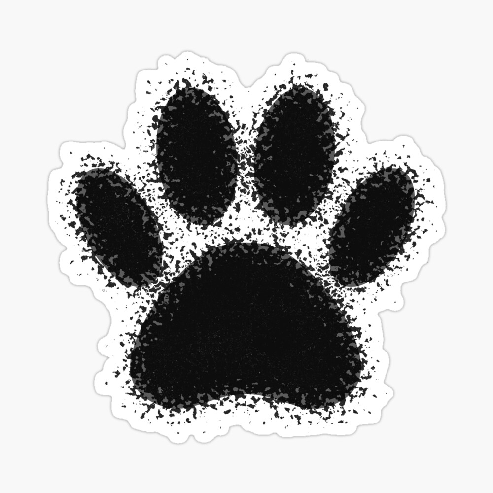 Dog Paws, Sketch on a White Background, Simple Lines Stock Illustration -  Illustration of body, trace: 227759962