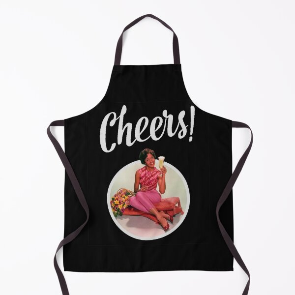 Item preview, Cheers!!! white circle and a lady inviting us a drink! designed and sold by OptLuv.