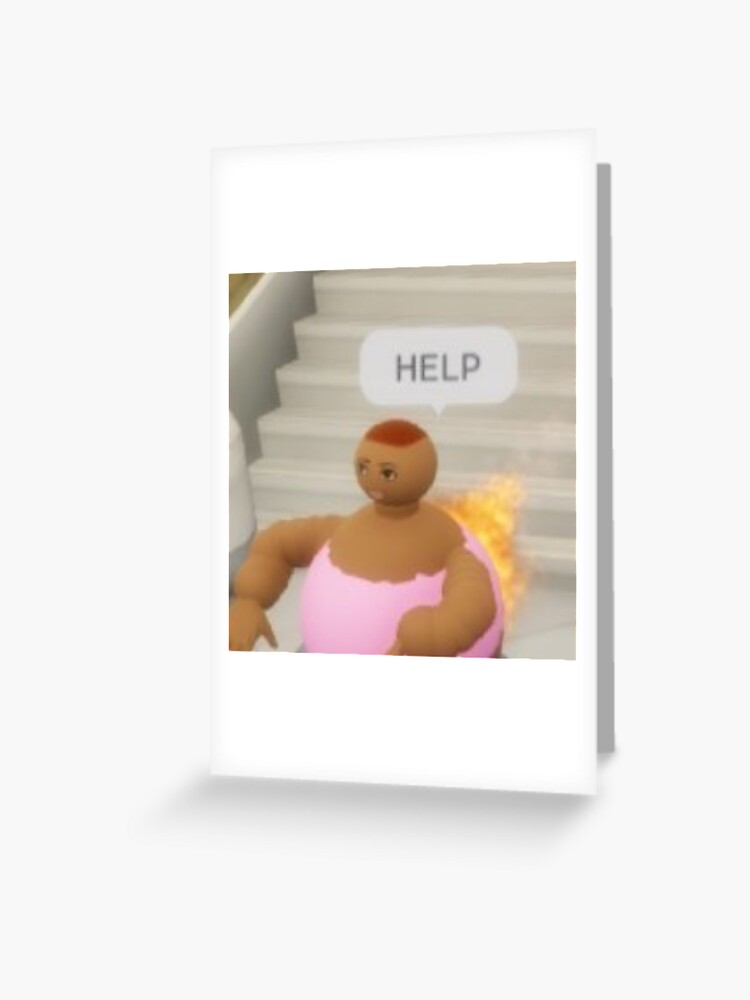 Roblox Meme Greeting Cards for Sale