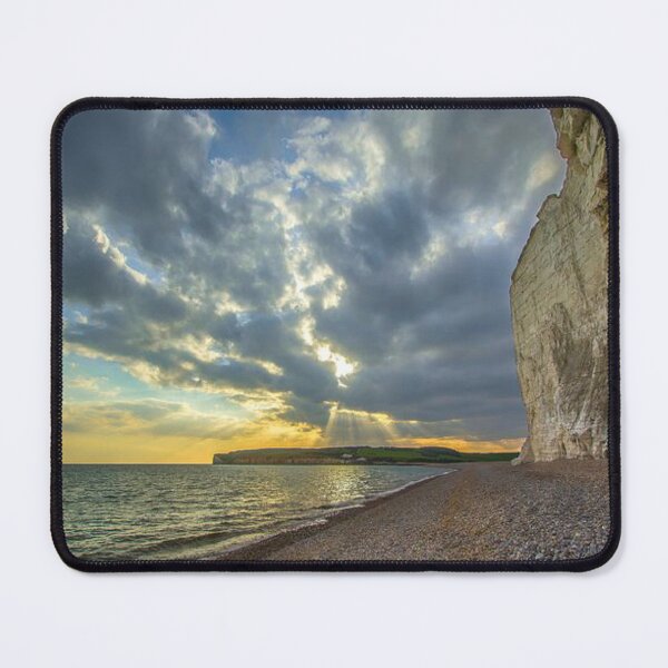 Item preview, Beautiful sunset on the beach view beside the mountain mock designed and sold by Durgaa D.