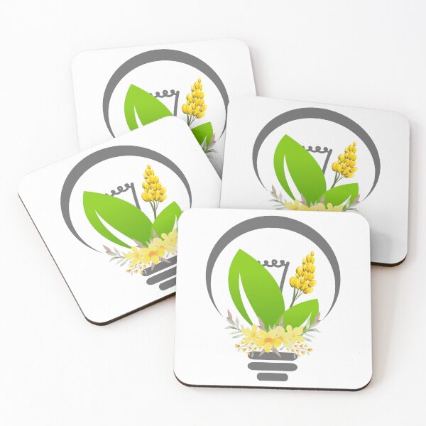 Item preview, Light Bulb With Yellow Flowers designed and sold by The Love Quill.