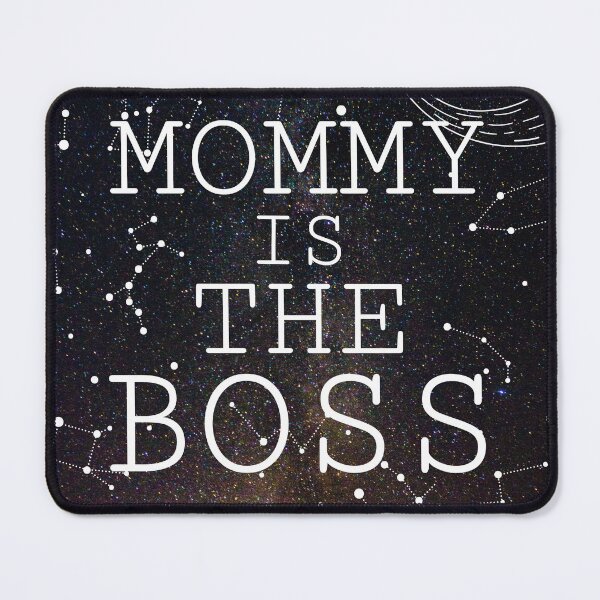 Item preview, Mommy is the boss- colorful starred background designed and sold by josephsteez.
