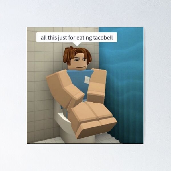 Roblox Memes Posters for Sale