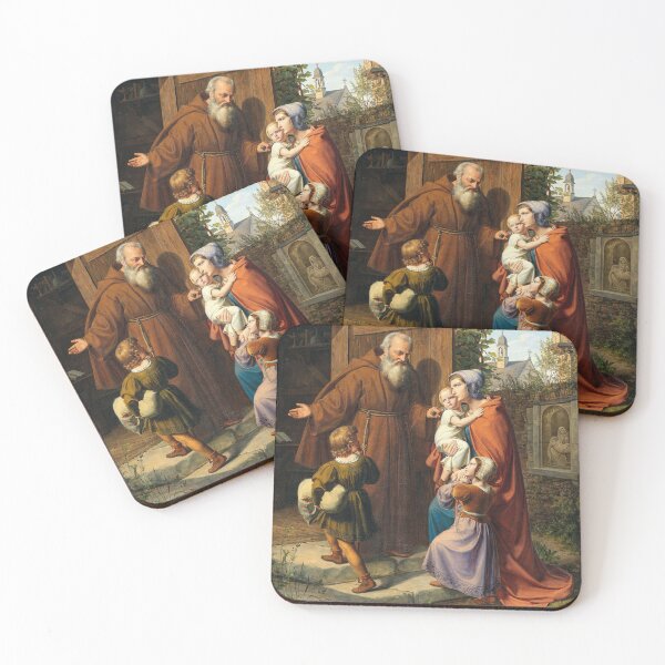 Item preview, Saint Elisabeth, Landgravine of Thuringia, Fleeing from the Wartburg | Carl Fielgraf | 1843 Christian Art designed and sold by CJET.